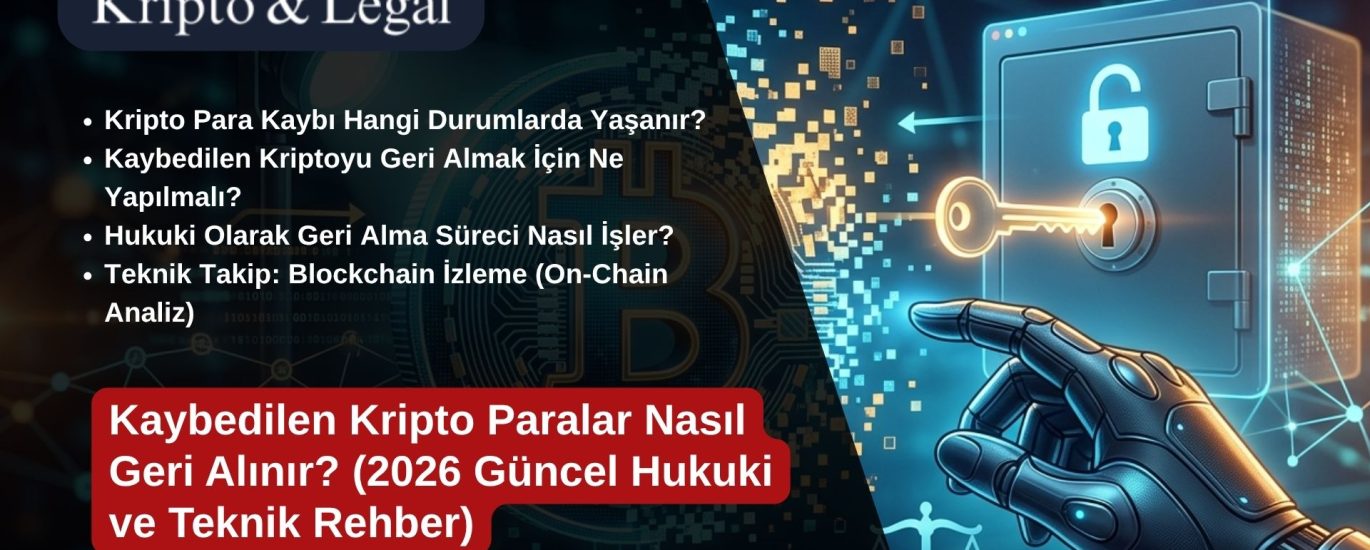 Kaybedilen Kripto Paralar Nasıl Geri Alınır (2026 Güncel Hukuki ve Teknik Rehber)