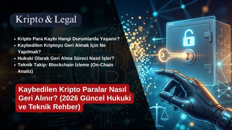Kaybedilen Kripto Paralar Nasıl Geri Alınır (2026 Güncel Hukuki ve Teknik Rehber)