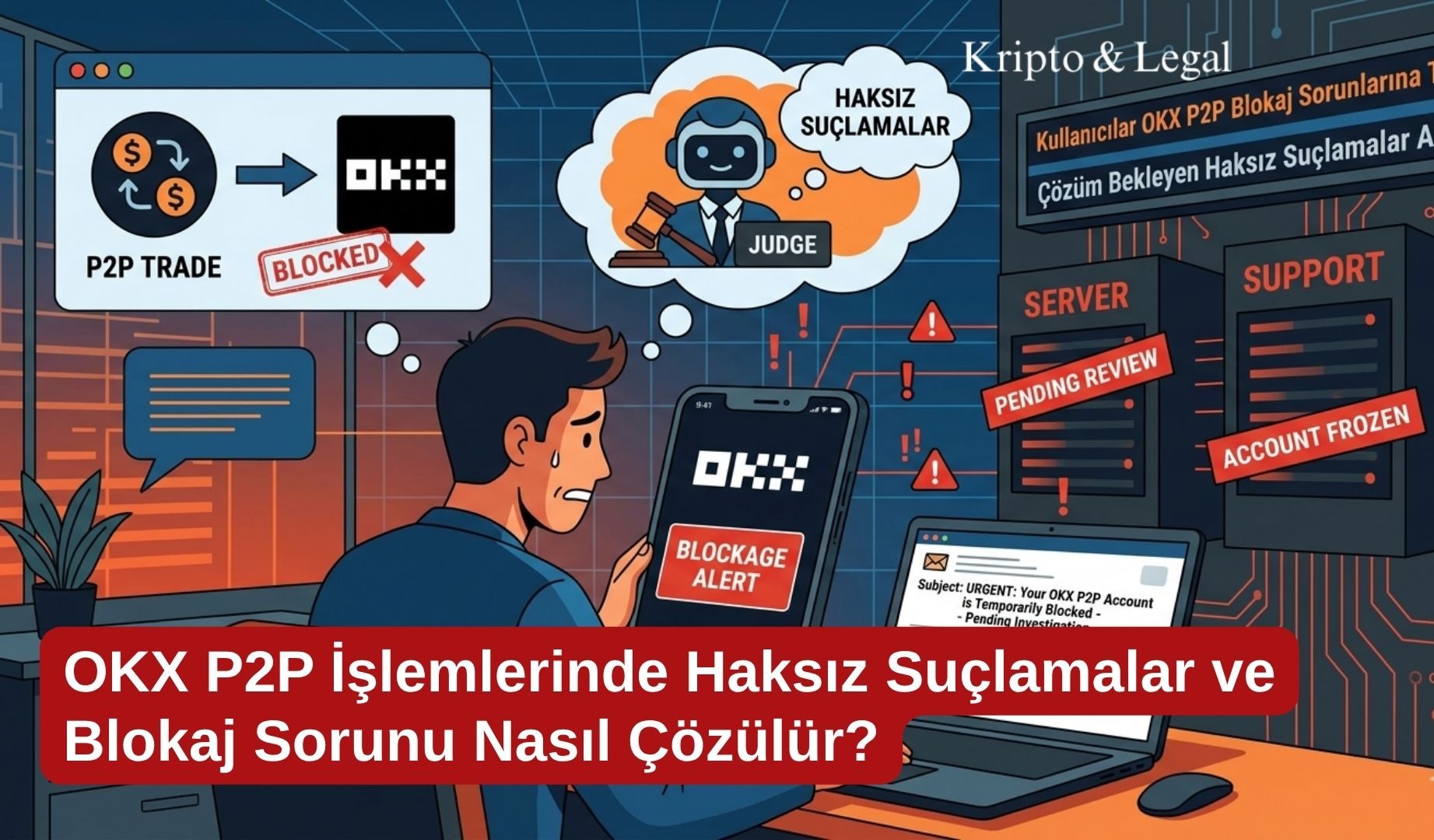 OKX P2P İşlemlerinde Haksız Suçlamalar ve Blokaj Sorunu Nasıl Çözülür?