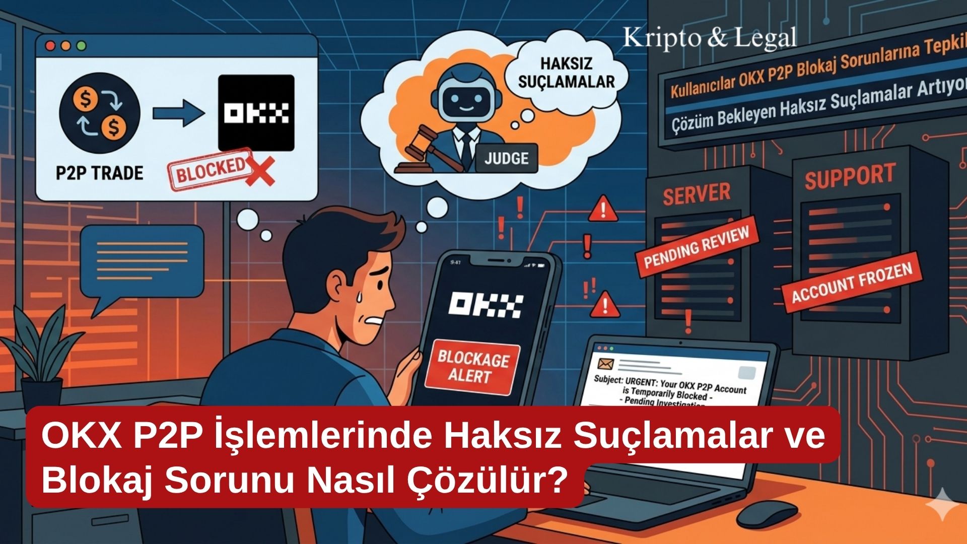 OKX P2P İşlemlerinde Haksız Suçlamalar ve Blokaj Sorunu Nasıl Çözülür?
