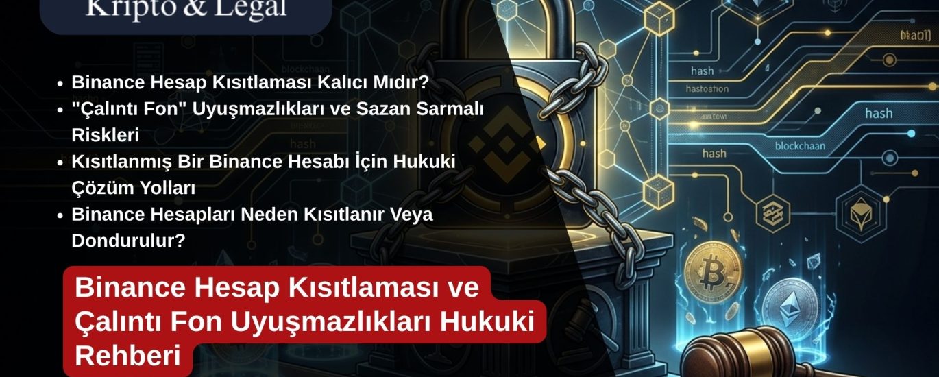 Binance Hesap Kısıtlaması ve Çalıntı Fon Uyuşmazlıkları Hukuki Rehberi