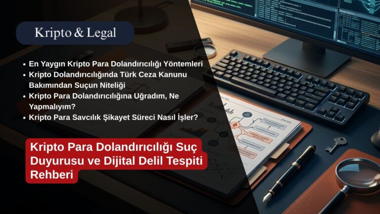 Kripto Para Dolandırıcılığı Suç Duyurusu ve Dijital Delil Tespiti Rehberi