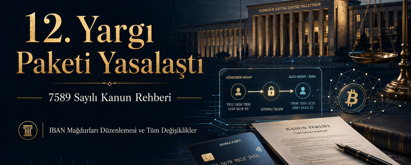 12. Yargı Paketi Yasalaştı: 7589 Sayılı Kanun Rehberi, IBAN Mağdurları Düzenlemesi ve Tüm Değişiklikler