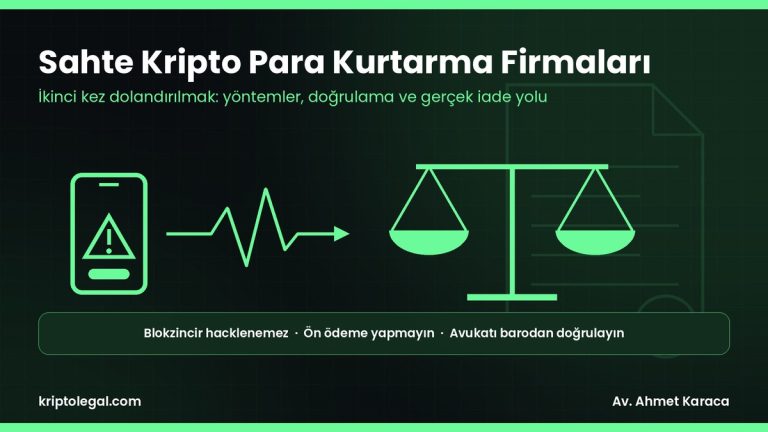 Kripto para kurtarma şirketi rehberi: sahte kurtarma firmaları ve gerçek iade yolu.
