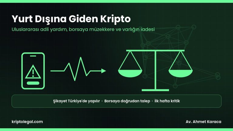 Yurt dışı kripto dolandırıcılığı rehberi: adli yardım ve borsaya müzekkere.